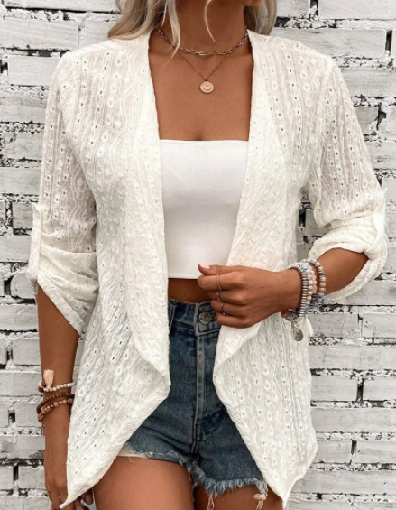 Casual Hollow Cardigan 1