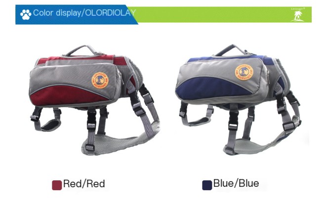 Pet Self-Backpack Red L