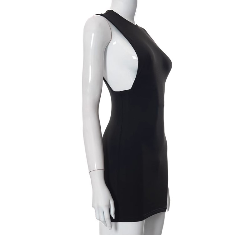 Side Boob Sleeveless Mini Dress Image 3