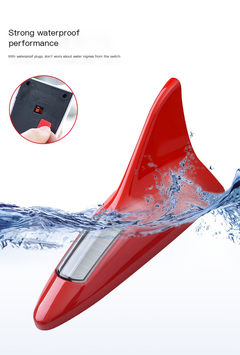 Solar Shark Fin Antenna Light