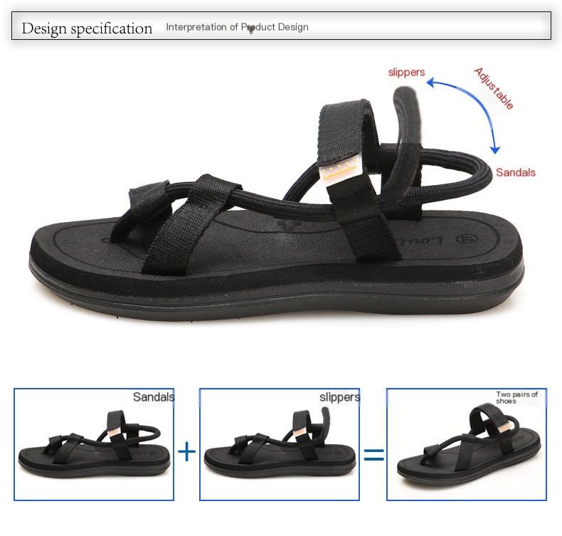 Men's Slippers Velcro Image 3