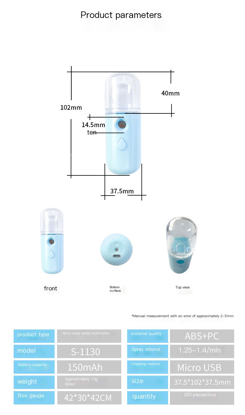Nano Spray Hydration Instrument