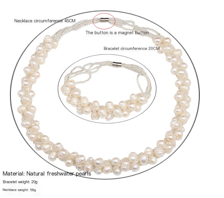 Bridal Pearl Jewelry Set 1