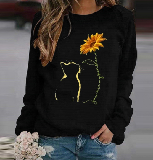 Stylish Printed Long Sleeve T-shirt