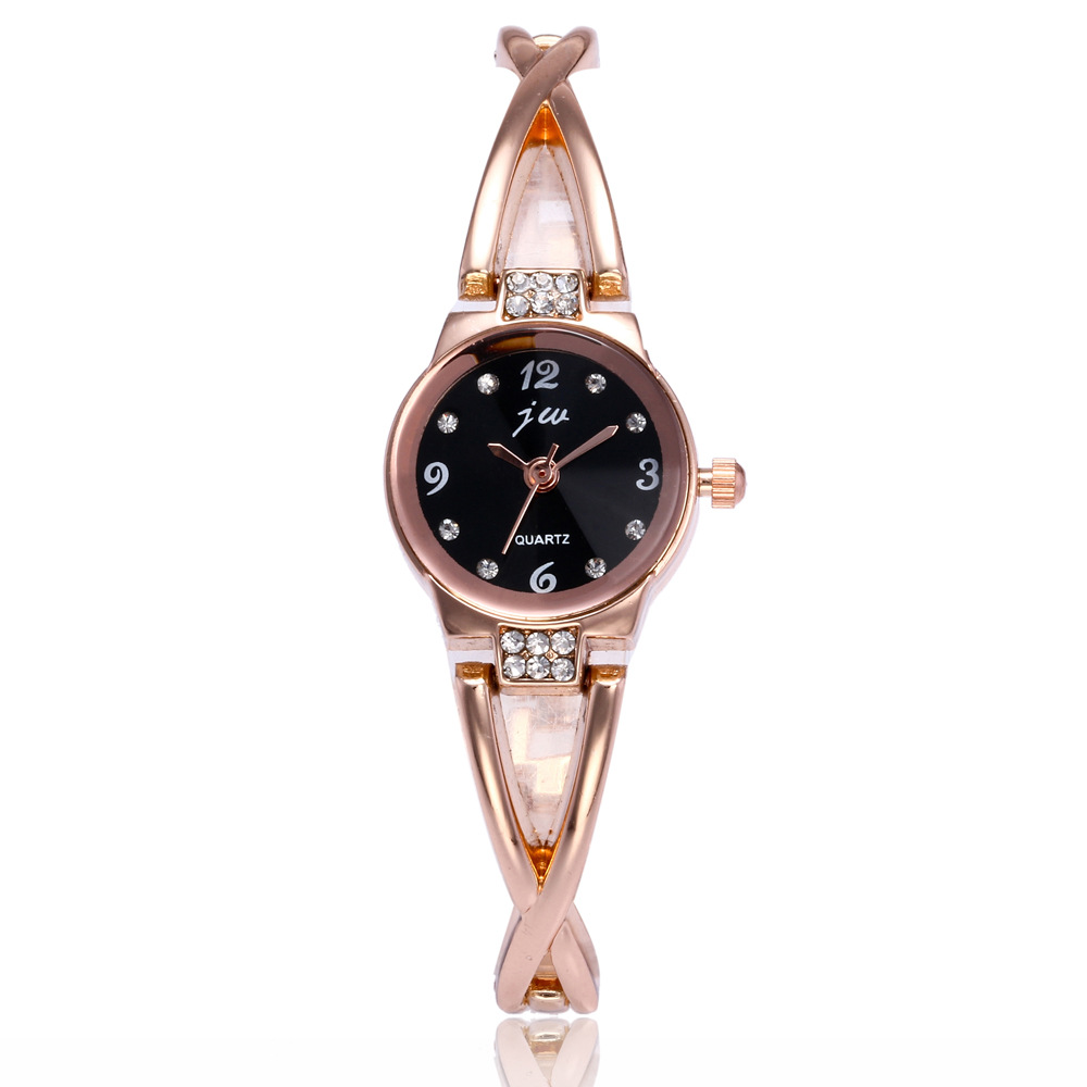 Rose Gold Black Watch