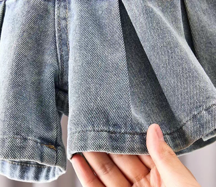 Girls Denim Skirt Image 3