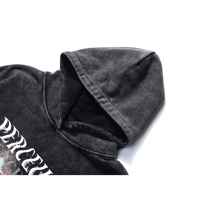 Dark vintage wash hoodie image