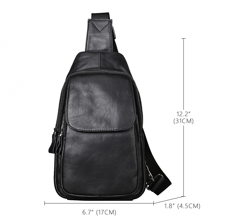 Men's Chest Bag - Black