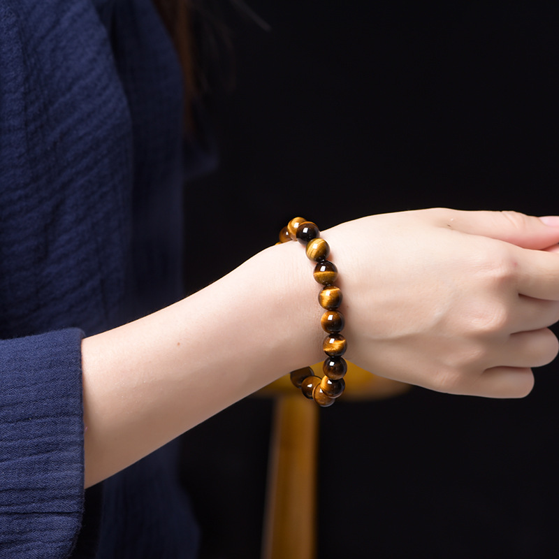 Natural Tiger's Eye Stone Bracelet