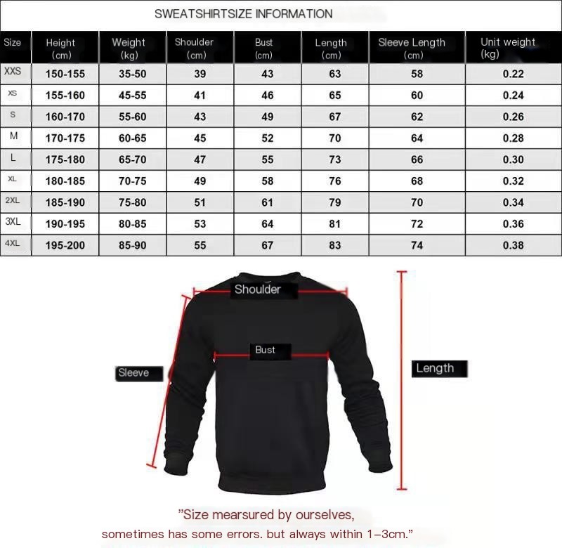 Men's T-shirt Contrast Drawing Printed Long Sleeve