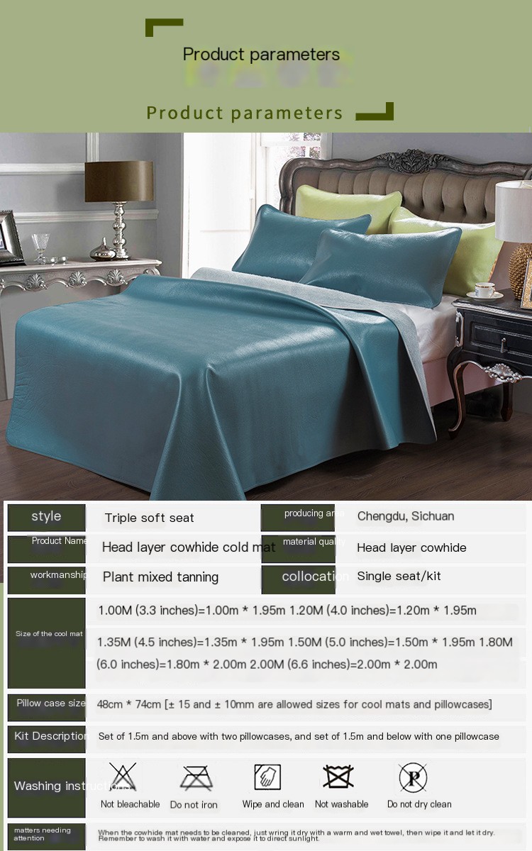 Buffalo Leather Cooling Mat 3