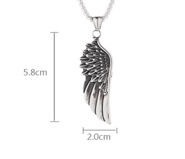 Glow-in-the-Dark Wings Necklace Image 2