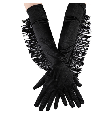 Long Dance Gloves Red