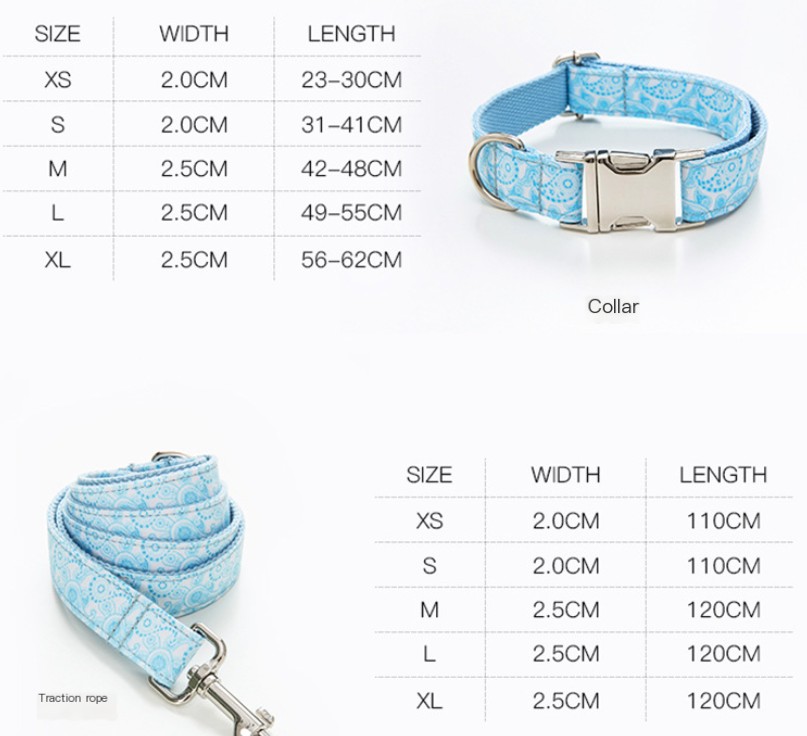 Zinc Alloy Buckle Lettering Dog Collar