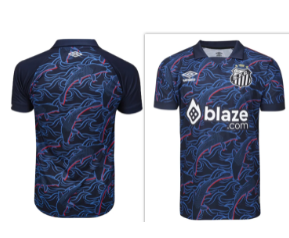 Camisa Santos III 23/24 - Azul