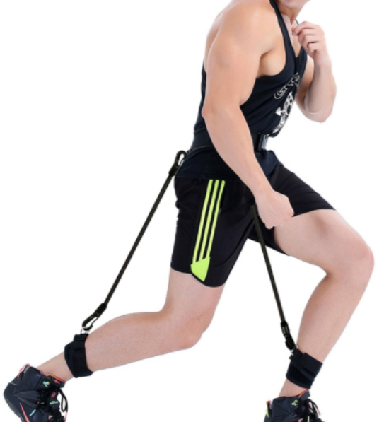 Training with Elastic Leg Resistance Band