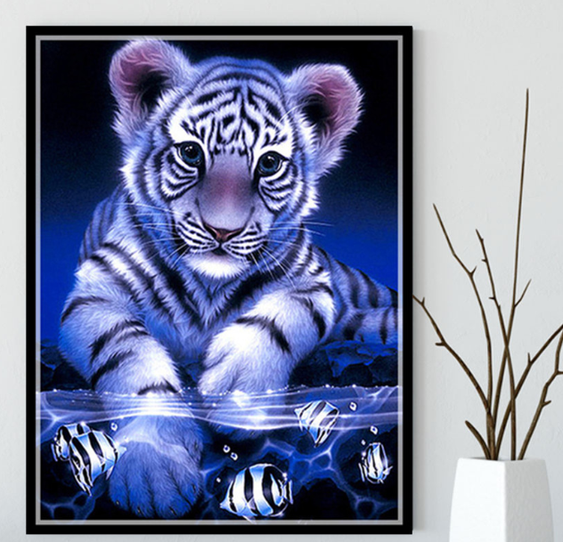 Tiger Oil Painting Image 4