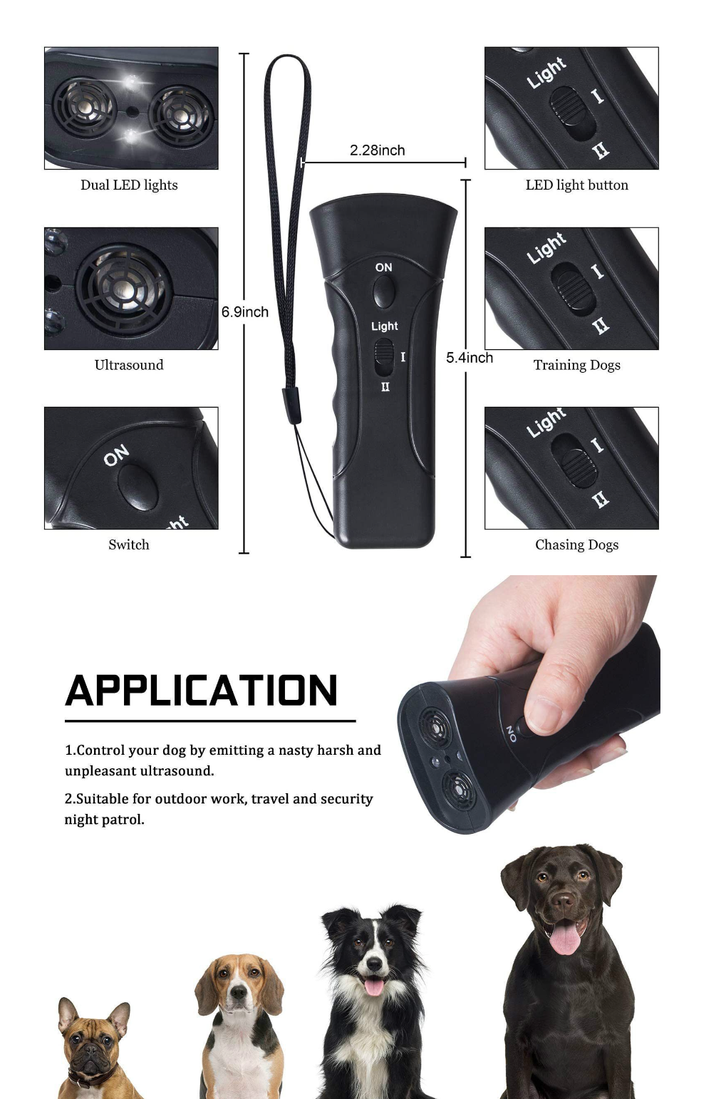 Ultrasonic Dog Chaser Trainer Image 2