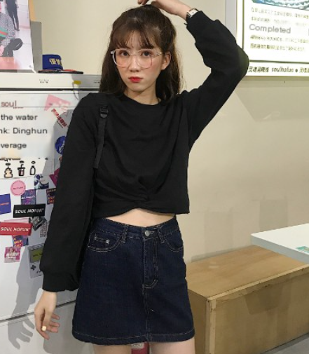 Knitted Sweater Black