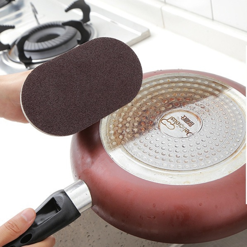 Descaling with Kitchen Magic Sponge