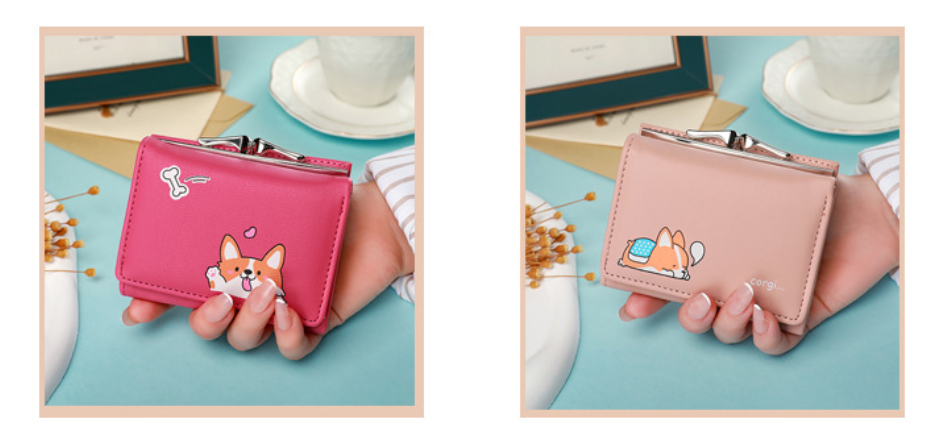 Cute Japanese Girl Heart Coin Purse