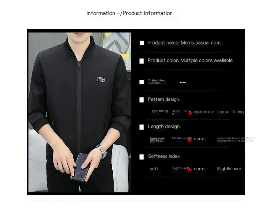 Men's Casual Jacket Image 3
