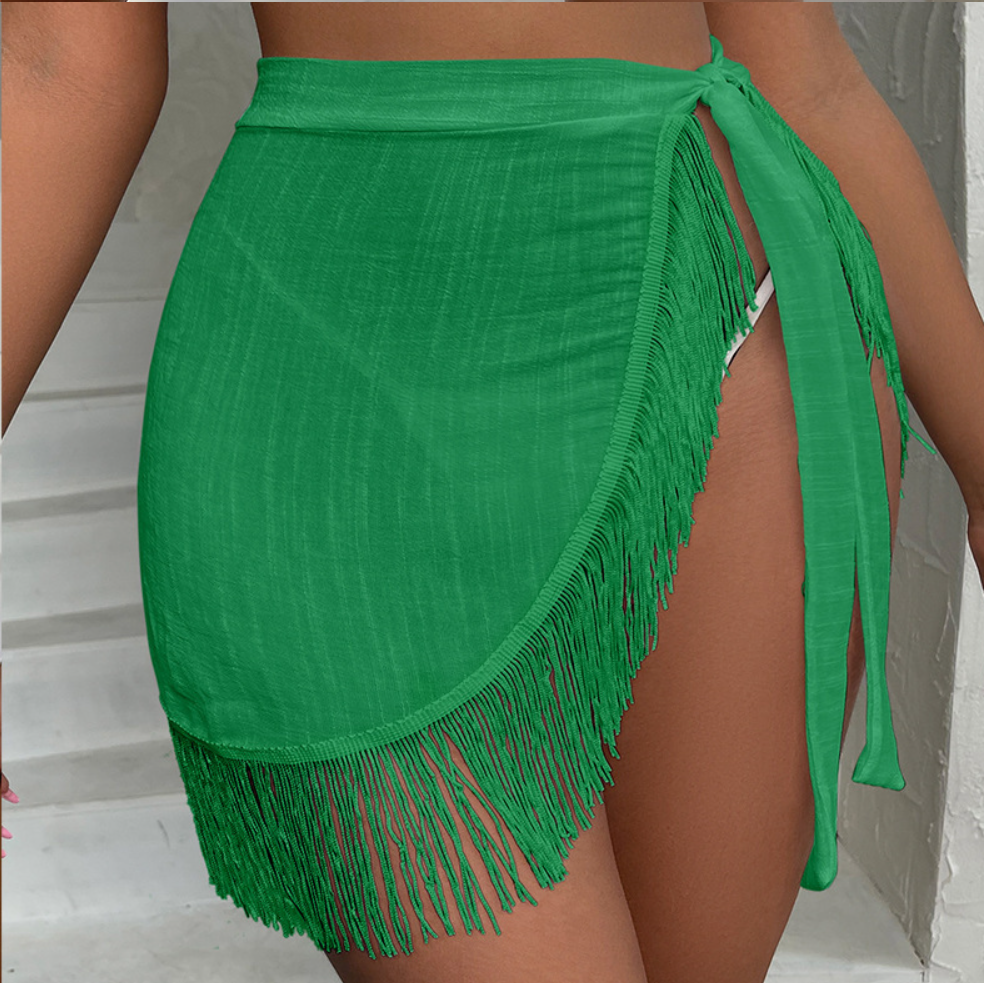 Fringed Beach Dress in action