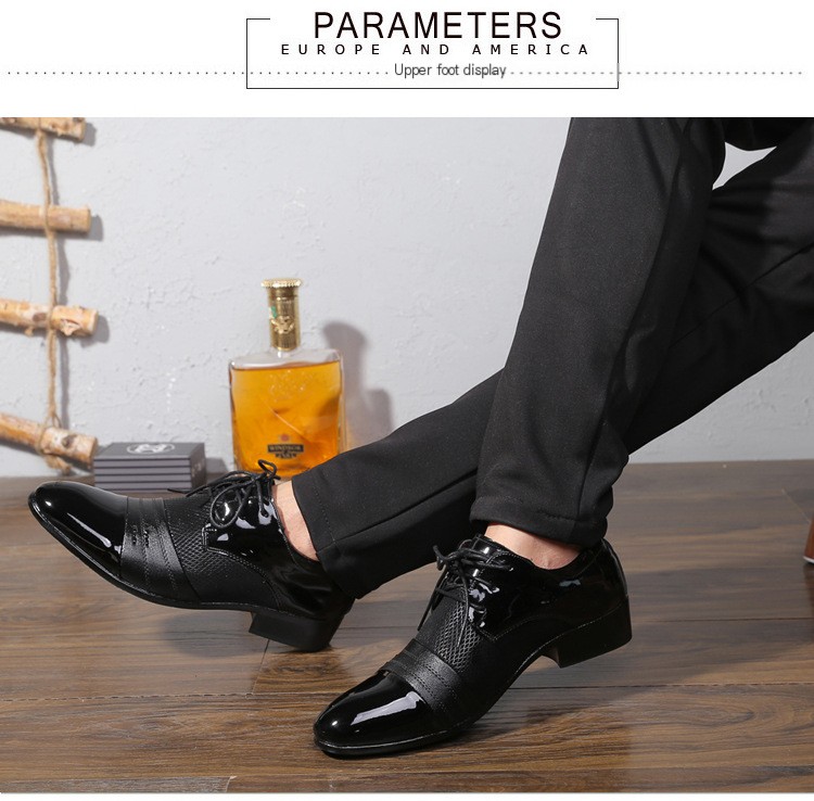 Men's Casual Pointed Leather Shoes