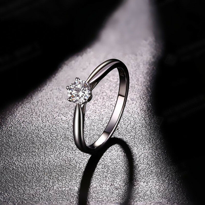Platinum-Plated Diamond Ring 5
