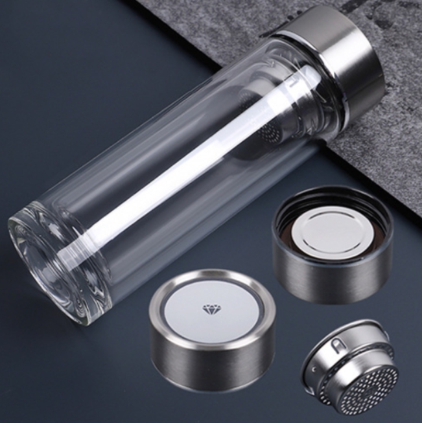 Double-Layer Insulated Glass Cup Image 2