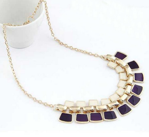 Square Short Necklace