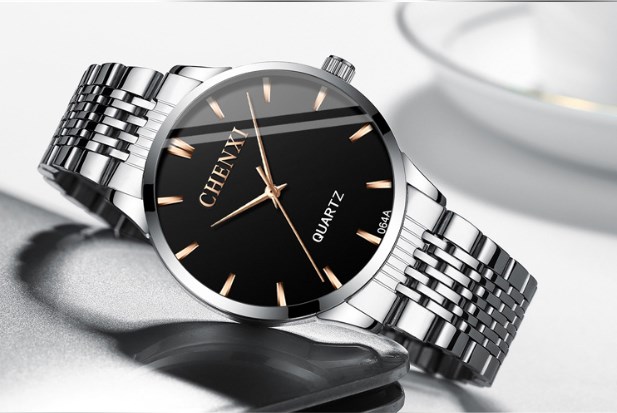 Business Watch - Steel with Black Surface and Silver Nails