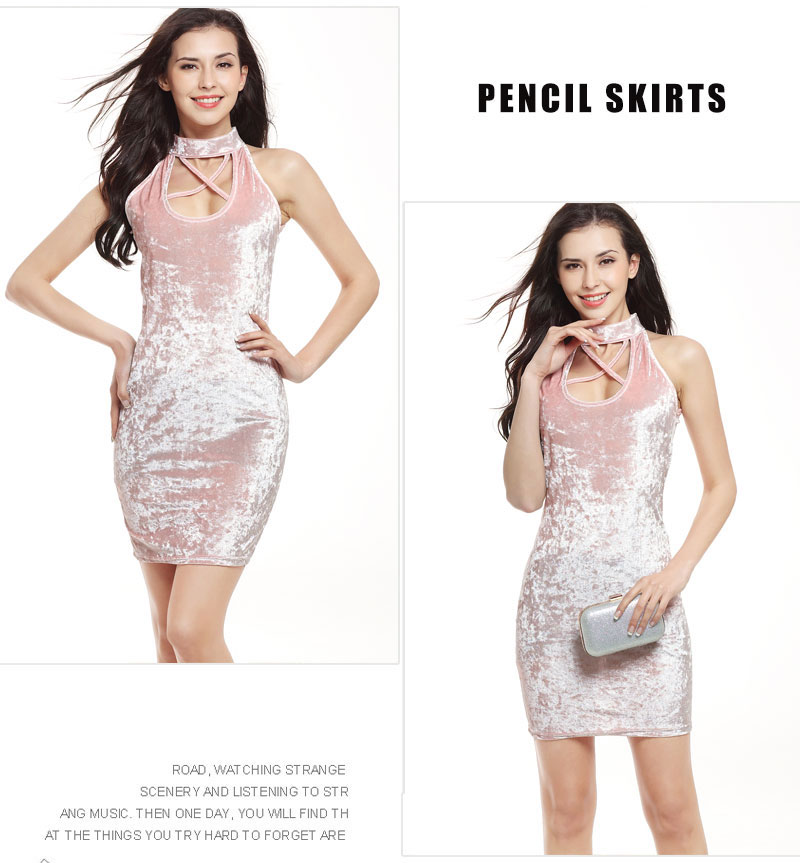 LIVA Sexy Cross Bandage Dress Image 4