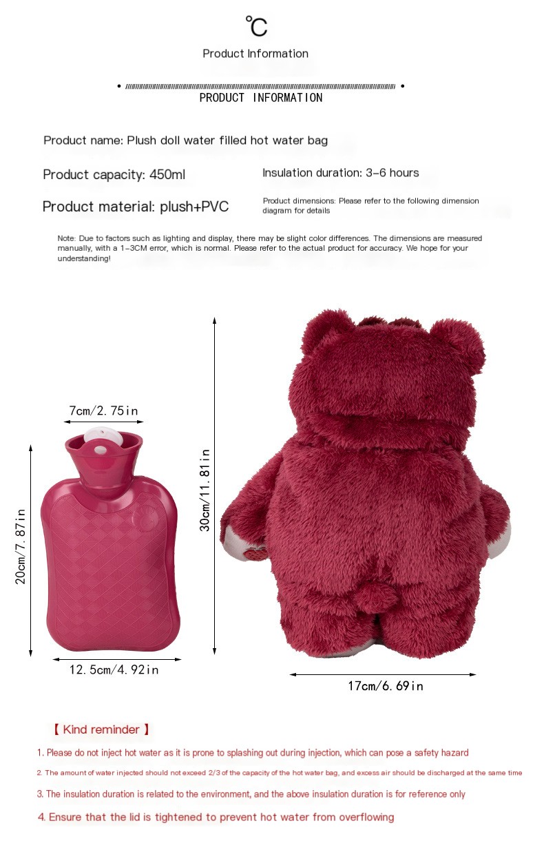 Plush Hot Water Bottle