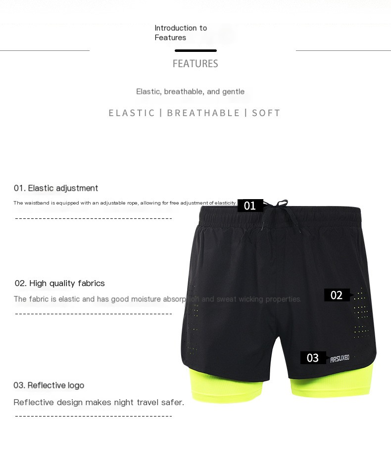 Men's Quick-Dry Running Shorts 1