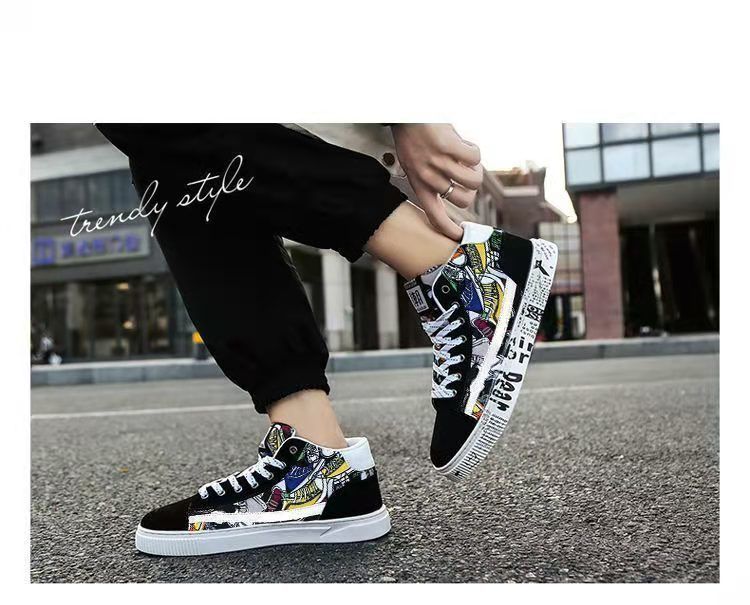 Chinese-style canvas shoes 5