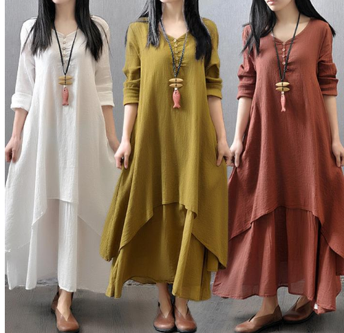 Linen Dress Image 1