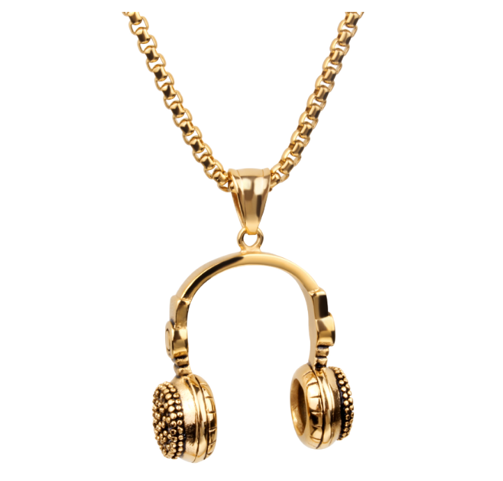 Steel Headphone Necklace