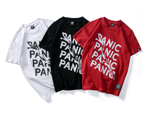 PANIC Short Sleeve T-Shirt Colors