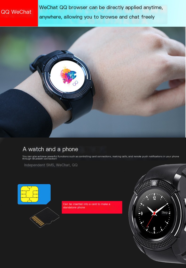 V8 Smart Watch Display