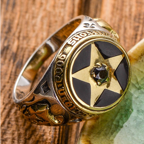 S925 Silver Pentagonal Ring 3