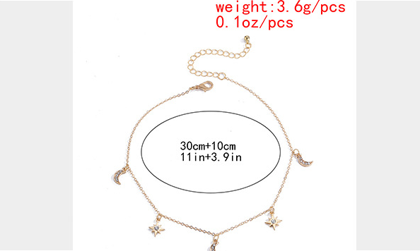 Star and Moon Necklace