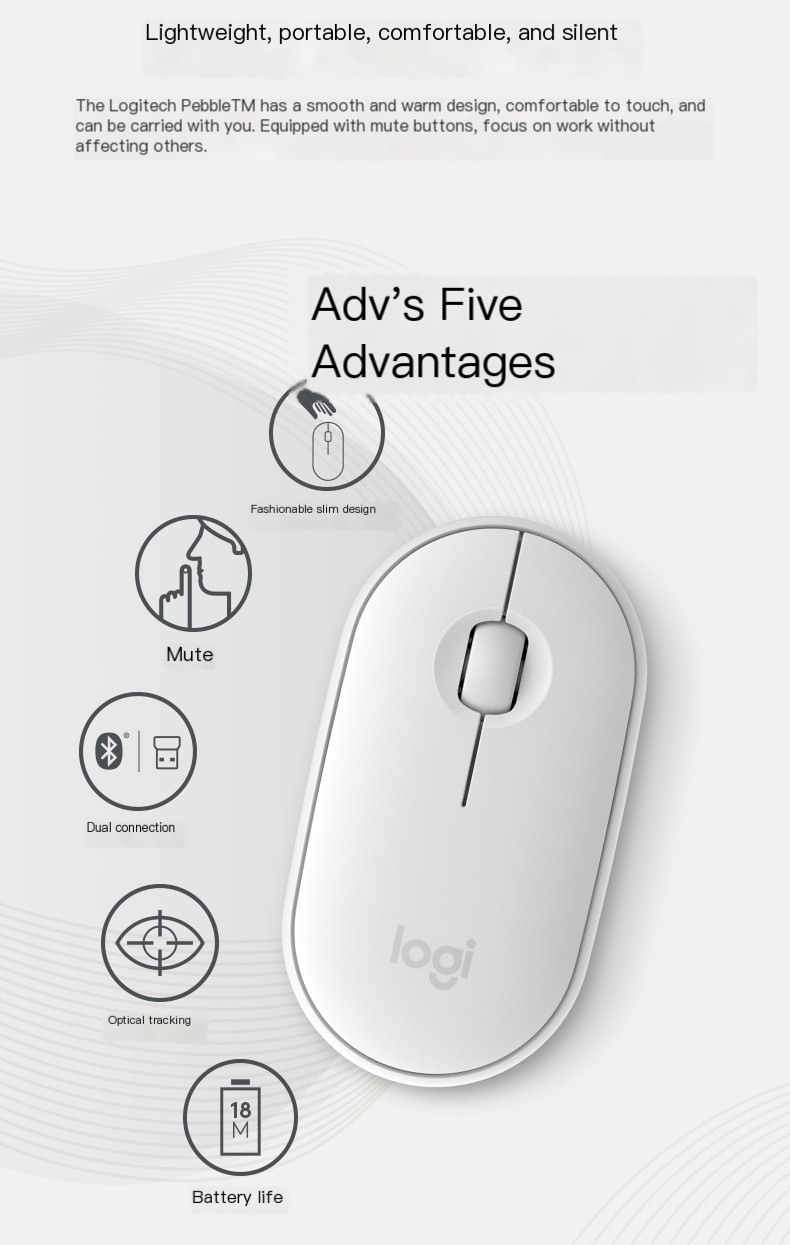 Logitech Pebble K390 in Black