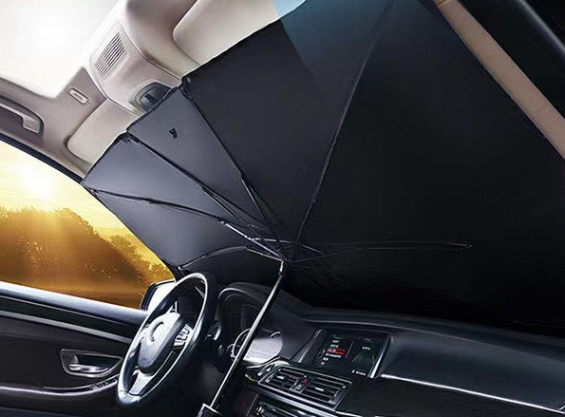 AutoUmbrella | Voorkom dat zonlicht het interieur van je auto opwarmt
