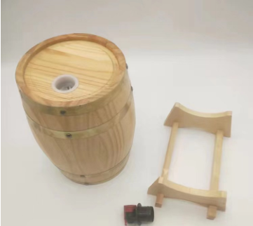 Oak Wood Barrel Original Wood Color