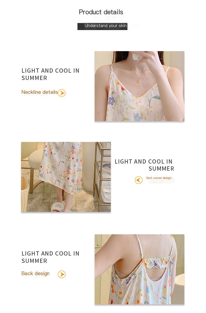 Cotton Silk Sleep Dress 2