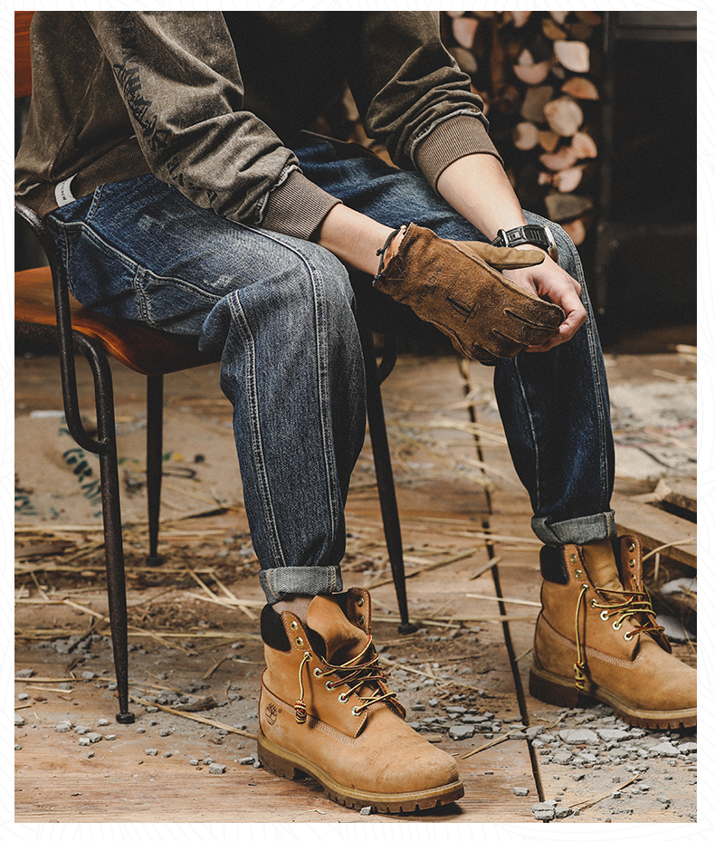 Schwere Retro-Jeans Bild 11