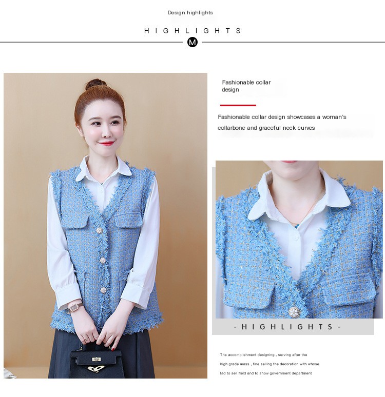 Women’s Loose Vest Cardigan - Image 4
