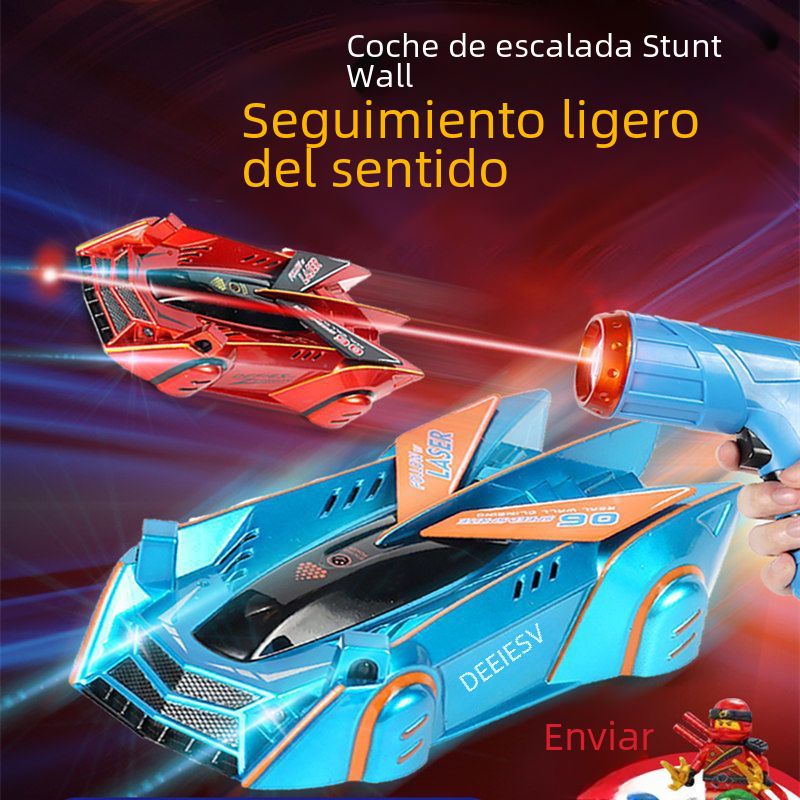 Cross-border remote control stunt car chasing light climbing car infrared induction racing children's watch remote control factory outlet image