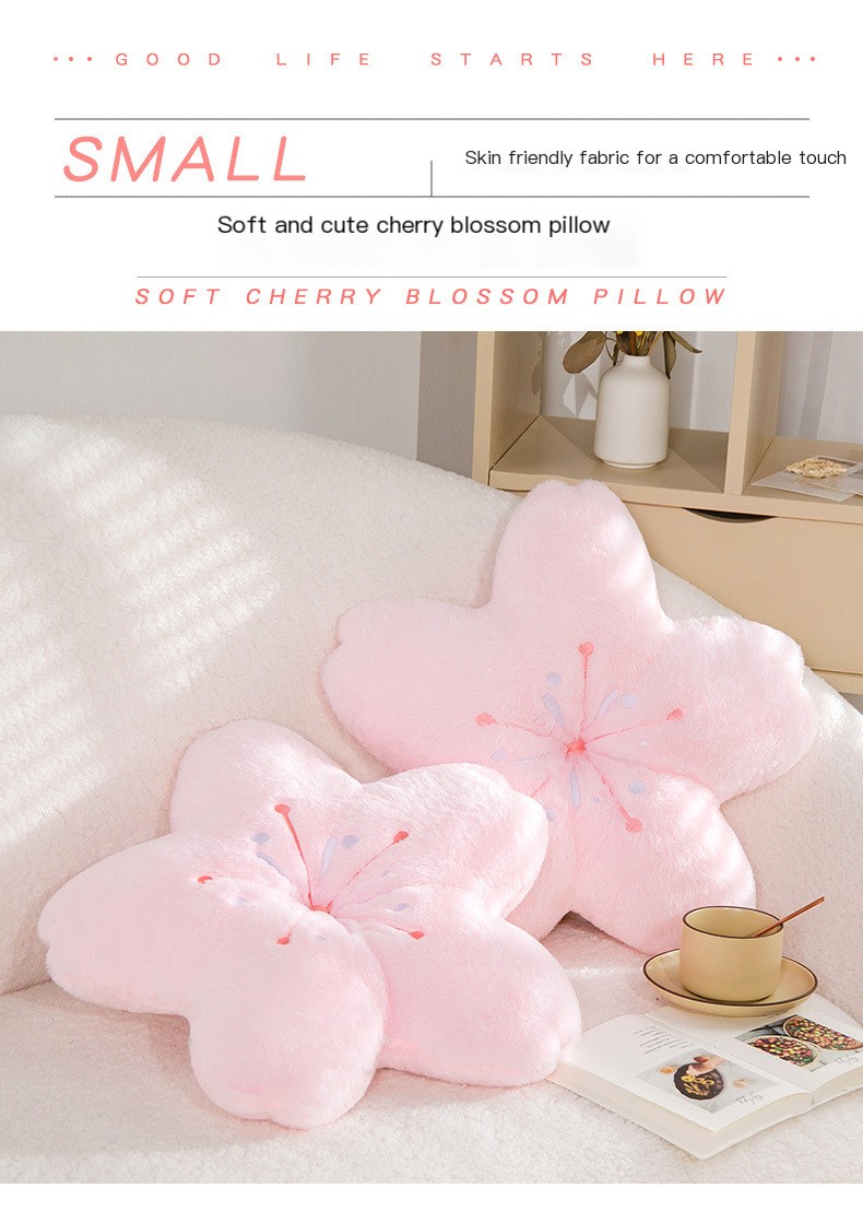 Sakura Cherry Blossom Plushie Pillow Image 1